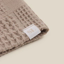 Халат вафельный женский SL HOME: Chess «Саббиа», размер S, хлопок 100%, коричневый