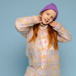 Дождевик детский Мишка (125-155 см) - Funny toys фото 2