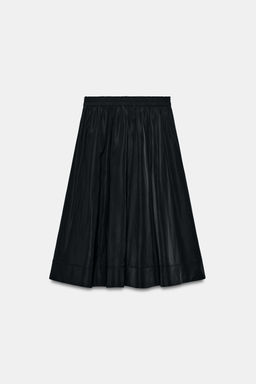 FALDA MIDI CAPA ZW COLLECTION / Negro - Zara фото 8