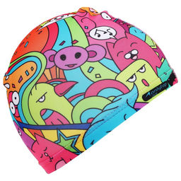 Шапочка для плавания детская ONLYTOP «Дудл», тканевая, обхват 46-52 см