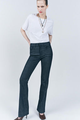 ZW COLLECTION BOOTCUT MID-WAIST JEANS - Zara фото 2