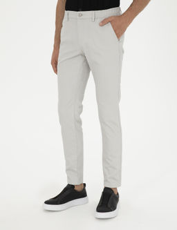 Брюки из плотной ткани узкого кроя Stone - Cacharel фото 2