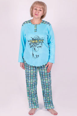 Арт. 4431 Пижама с брюками 54-60 (4 шт) Цвет:ассорти - Калинка фото 4