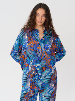 Рубашка женская 12421-33045 multicolor