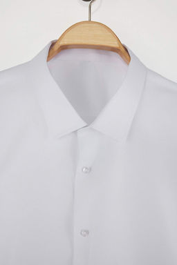 Siyah Fitted Erkek Buyuk Beden Gomlek TMNSS26AX00006 - Trendyolmilla фото 8