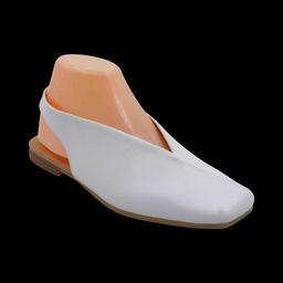 Мюли из натуральной кожи YE565-1 белые