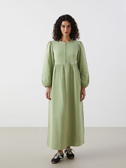 Bisiklet Yaka Kad?n Elbise