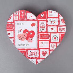 Коробка подарочная, упаковка, Любовь повсюду, 22?20?9 см