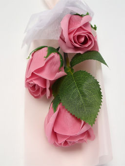 Букет из трех мыльных дымных роз в колбе. - SB BEAUTY фото 7