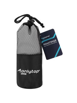 Полотенце из микрофибры ONLYTOP, 40×80 см, цвет серый