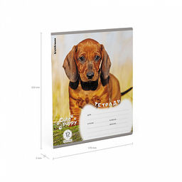 Цена за 10 шт. Тетрадь школьная ученическая ErichKrause Щенки, 12 листов, клетка (в плёнке по 10 шт.)_MIX-PACK  фото 10