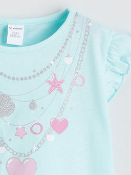 Bisiklet Yaka K?z ?ocuk Ti??rt