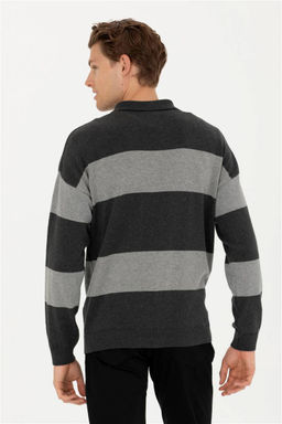 Мужской свитер антрацитового меланжа - U.s. polo assn фото 12