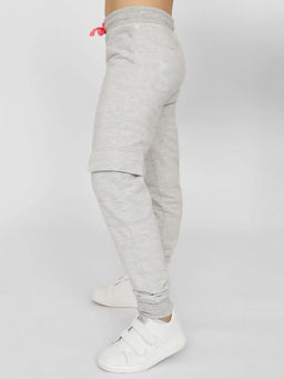 CRB wear/CWKG 70275-11-336 Брюки для девочки,светло-серый меланж/Ex.Cherubino  фото 4