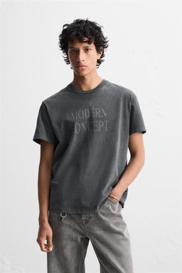 FADED PRINTED T-SHIRT - Zara фото 2
