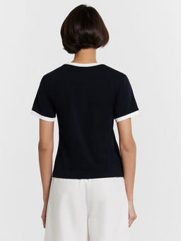 Футболка Mark Formelle x Ольга Бузова черная с принтом и надписью "В этом мире я красива"