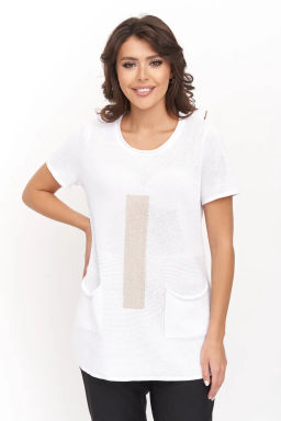 ЗЛАТА Джемпер М 3242/белый