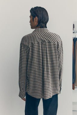 Camisa de cuadros en algod?n - H&m фото 7