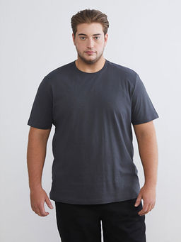 Bisiklet Yaka Penye Erkek Ti??rt