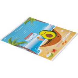 Цена за 2 шт. Тетрадь клетка 12л. Фруктовый отдых, ассорти, 12-4375