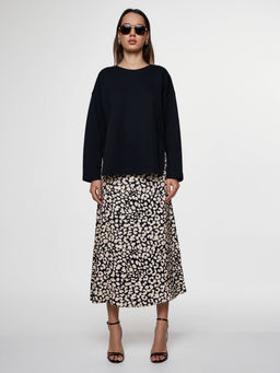 CONTE Юбка А-силуэта из премиальной вискозы LU 2615 leopard - Conte elegant фото 7