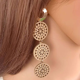 Серьги длинные на гвоздиках арт. 13 3295 (id 271260) - Rada фото 2