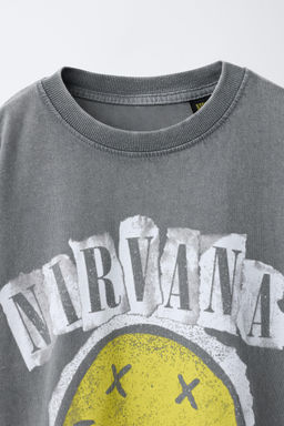 NIRVANA® RHINESTONE T-SHIRT - Zara фото 7