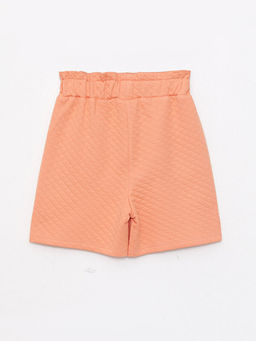 Beli Lastikli Kapitone Desenli K?z ?ocuk ?ort Etek