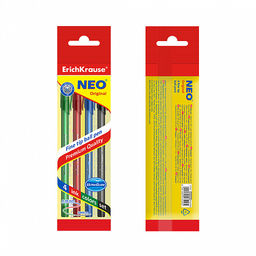 Цена за 50 шт. Ручка шариковая ErichKrause Neo® Stick Original 0.7, Super Glide Technology, цвет чернил черный (в коробке по 50 шт.)  фото 29