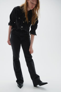 Curvy Fit Bootcut High Jeans - H&m фото 3