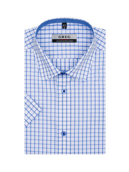 Сорочка мужская короткий рукав GREG 125/209/3031/Z/1