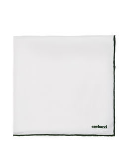 Зеленый базовый шелковый платок - Cacharel фото 3