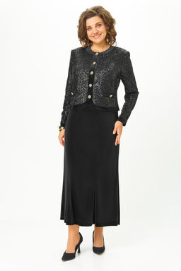 Костюм Svetlana Style 2303 черный бархат