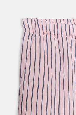 PANTAL?N PIJAMERO RAYAS / Rosa / Blanco - Zara фото 8