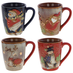 Кружка, 450 мл, L13,5 W10 H11,5 см, 4в.