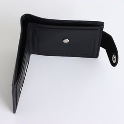 Портмоне мужское на магните, чёрное