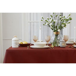 Скатерть Этель Lines 150*180 +/-3см, цв.шоколад, пл. 192 г/м2, хл с ВГМО  фото 9