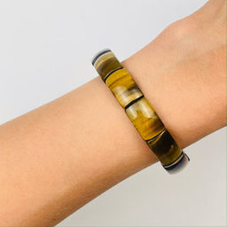 Браслет из Тигрового глаза 19 см