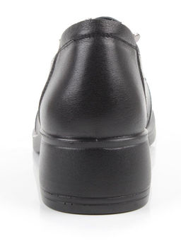 03-YDN15-22 BLACK Полуботинки женские (натуральная кожа)