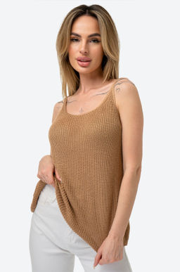 Женский вязаный топ на бретелях Happy Fox  фото 7