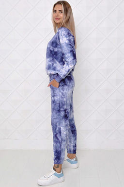 Арт. 2336 Костюм с брюками женский 44-52 (5 шт) Цвет:верх-сирень, низ-сирень - Калинка фото 12