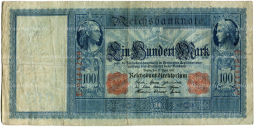 100 марок 1910 года Германия