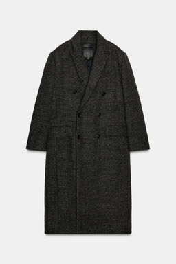 WOOL BLEND COAT WITH VENTS ZW COLLECTION - Zara фото 2