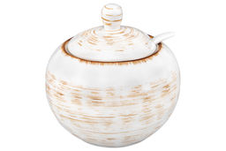 Сахарница 380 мл 10,2*10,2*10,5 см Кантри + ложка, натуральная - Elan gallery фото 4