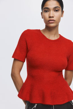 Top en punto de canal? con peplum - H&m фото 5