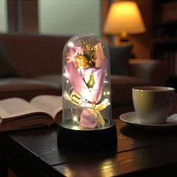 Светильник "Букетик" в коробке (сиреневый)