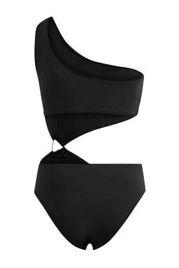 Siyah Tek Omuz Kapl? Aksesuarl? Regular Mayokini TBESS26MY00004