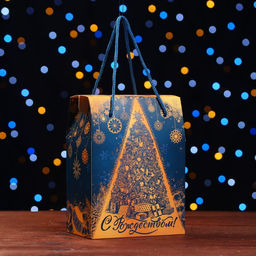 Цена за 5 шт. Подарочная коробка Новогодняя 14 х 9 х 20 см - Simaland фото 2