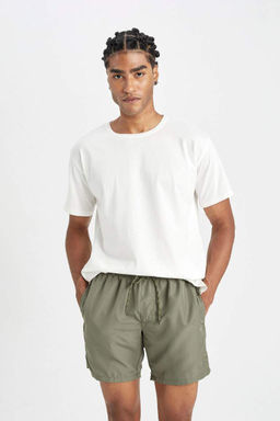 Regular Fit File Astarl? Diz Ustu Deniz Sortu - Defacto фото 3