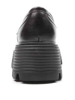 03-5933 BLACK Лоферы женские (натуральная кожа)